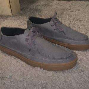 NWOT Men’s Gray Canvas Vans